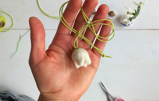 gevilte sneeuwklokjes ketting