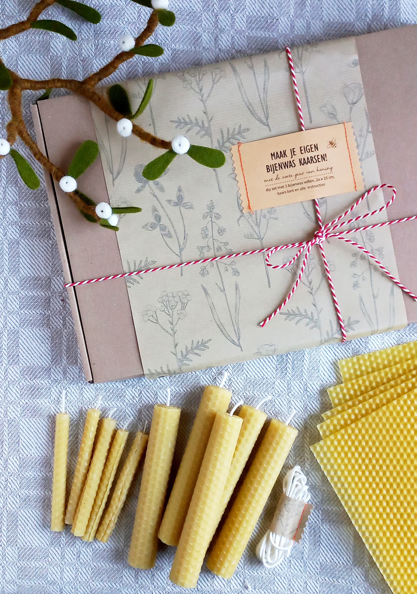 zelf bijenwas kaarsen makkelijk maken