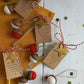 gevilte kerstboom hangertjes en bijenwas kaarsjes