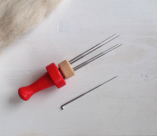 Multi-needle pick for felting