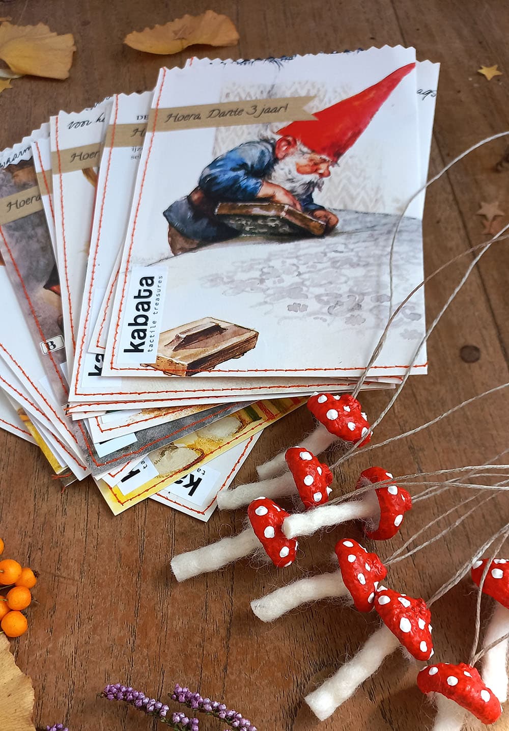 Fly agaric necklace